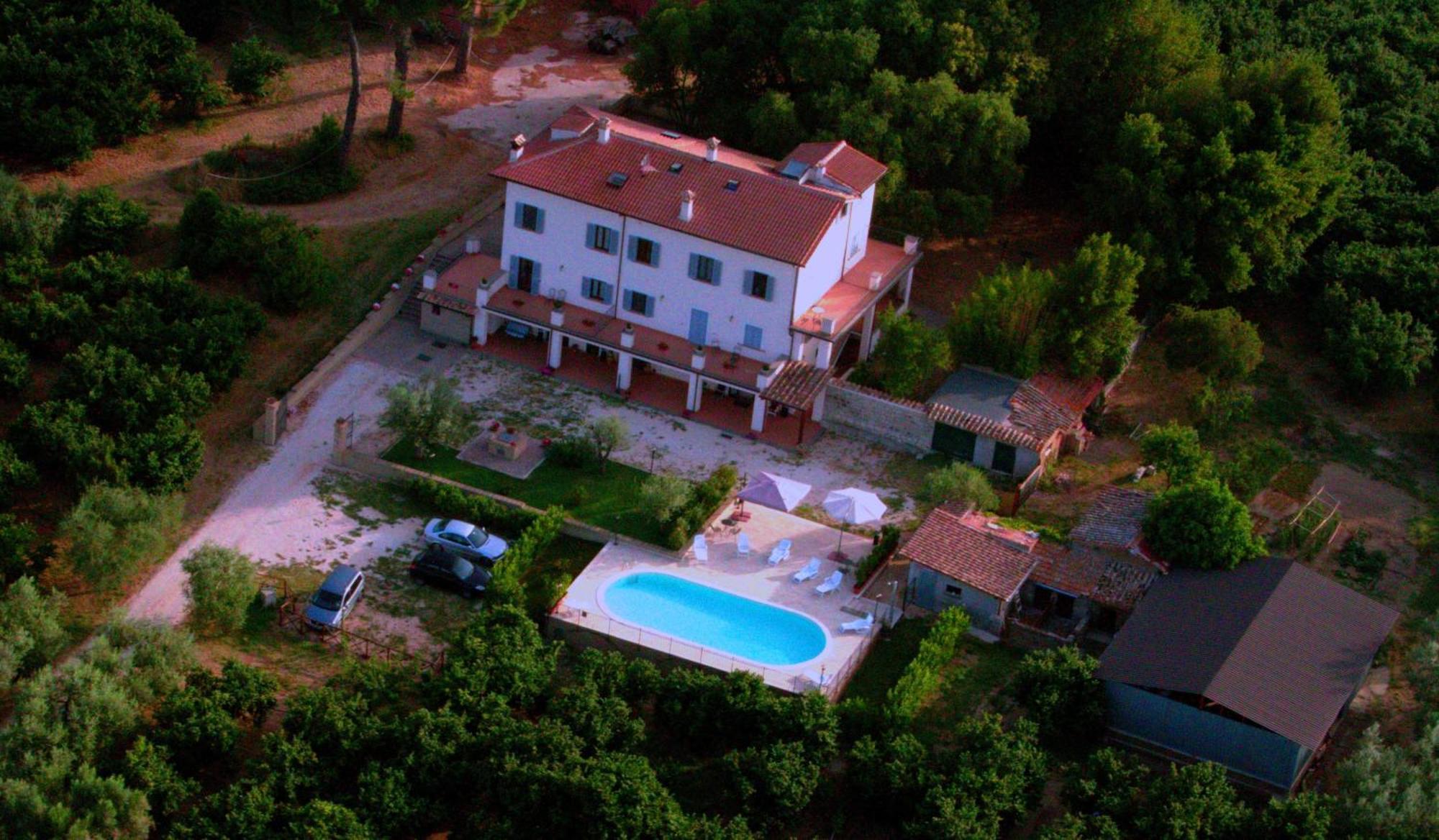 Agriturismo Casale Zuccari Caprarola Exterior foto